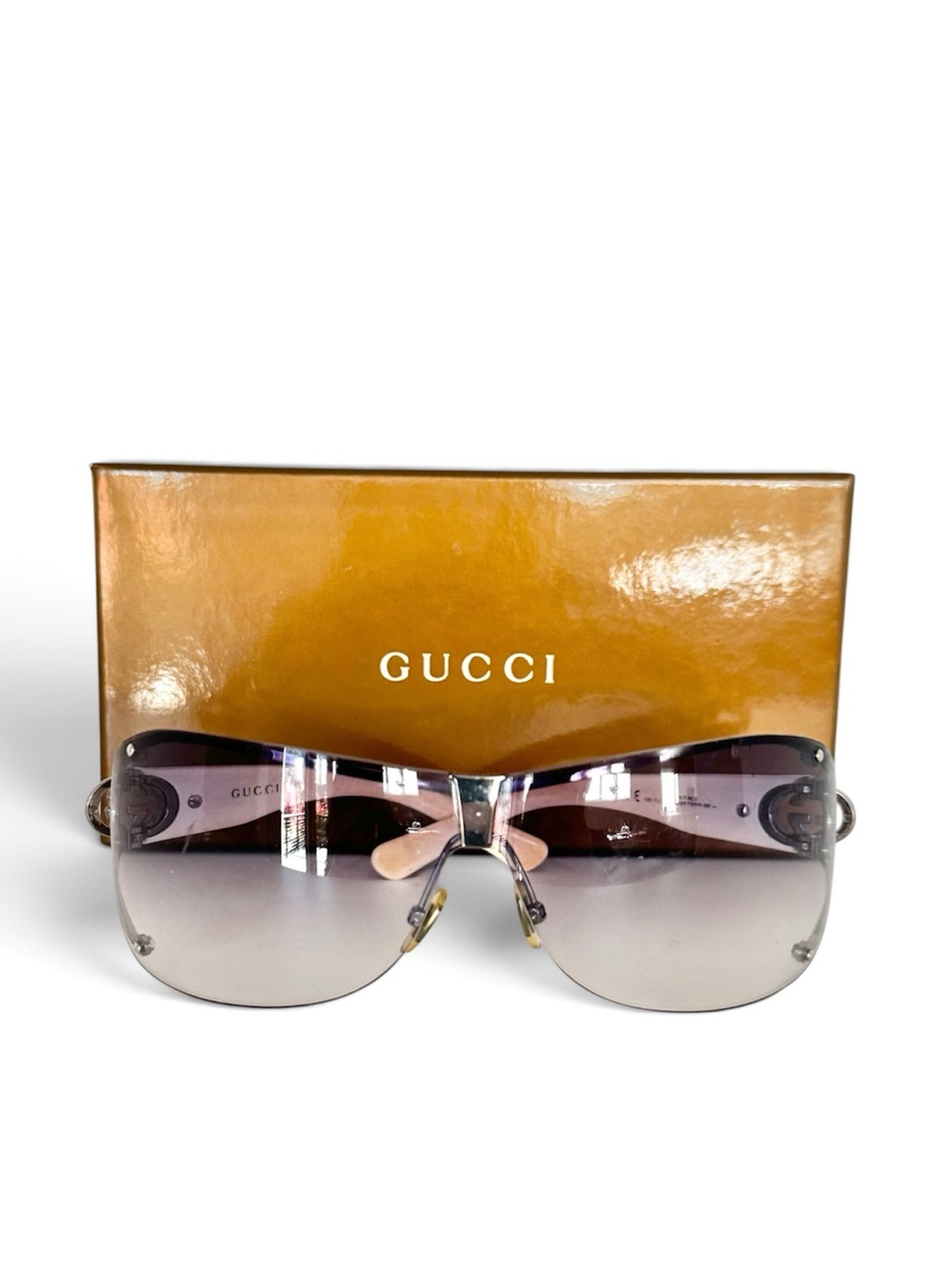 GUCCI Crystal GG Logo Sunglasses